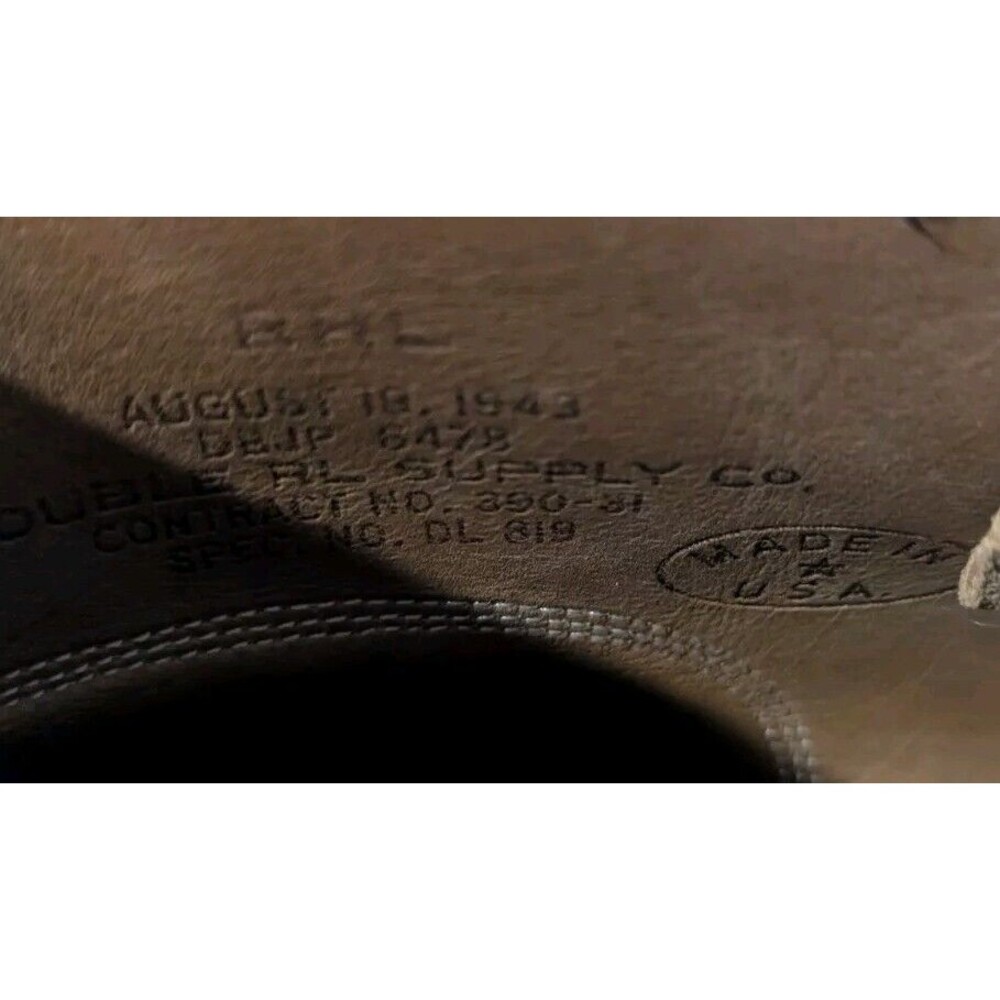 Double RL RRL Ralph Lauren Tan Rough Out Leather Powell Chukka Boots 11.5 D USA - Picture 10 of 13